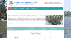 Desktop Screenshot of bluemarinetechnologies.com